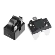 Refrigerator PTC Starter Relay 12 Ohm 3 Pin +Compressor Overload Protector 1/3HP refrigerator ptc starter relay 33 ohm 2 pin compressor overload protector