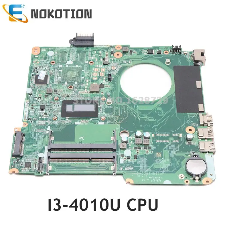NOKOTION DA0U83MB6E0 782103-501 782103-001 790202-501 для hp Pavilion 15-N 15-F 15-F010DX Материнская плата ноутбука I3-4010U DDR3