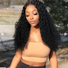 Бразильский локон, парик, кудрявый, на кружеве, человеческие волосы, парик, предварительно выщипанные части, кружевные парики для черных женщин, средняя часть