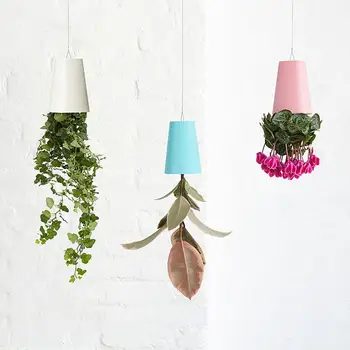 

Upside-Down Planter Creative Inverted Planter Home Garden Reading Room Office Decoration Hanging Plant Pot Flower Pots