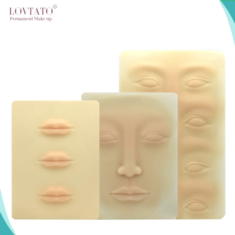 Тренировка латекса 3D бровей тренировка кожи лица губ аксессуары для