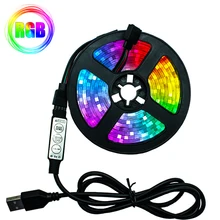 

NEW2022 NEW2022 LED Strip Light Flexible Lamp 1M 2M 3M 4M 5M Tape Diode SMD 2835 DC5V Desk Screen TV Background Lighting USB