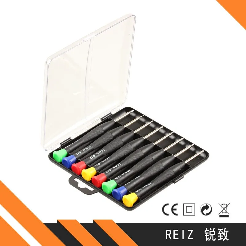 Отвертка Reiz 8 в 1 Torx инструменты для разборки и ремонта телефонов часов Набор прецизионных отверток|Отвертка|