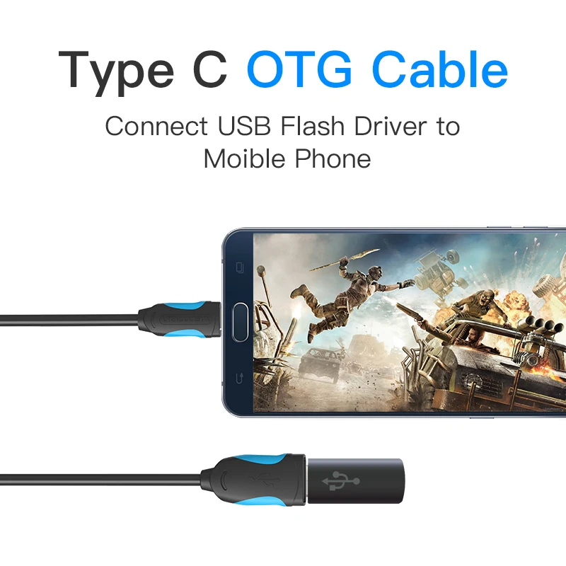 Переходник Vention с USB C на 3 0 OTG кабель Type Micro для Huawei MacBook Pro Samsung адаптер 2 0|usb to usb|cable usb
