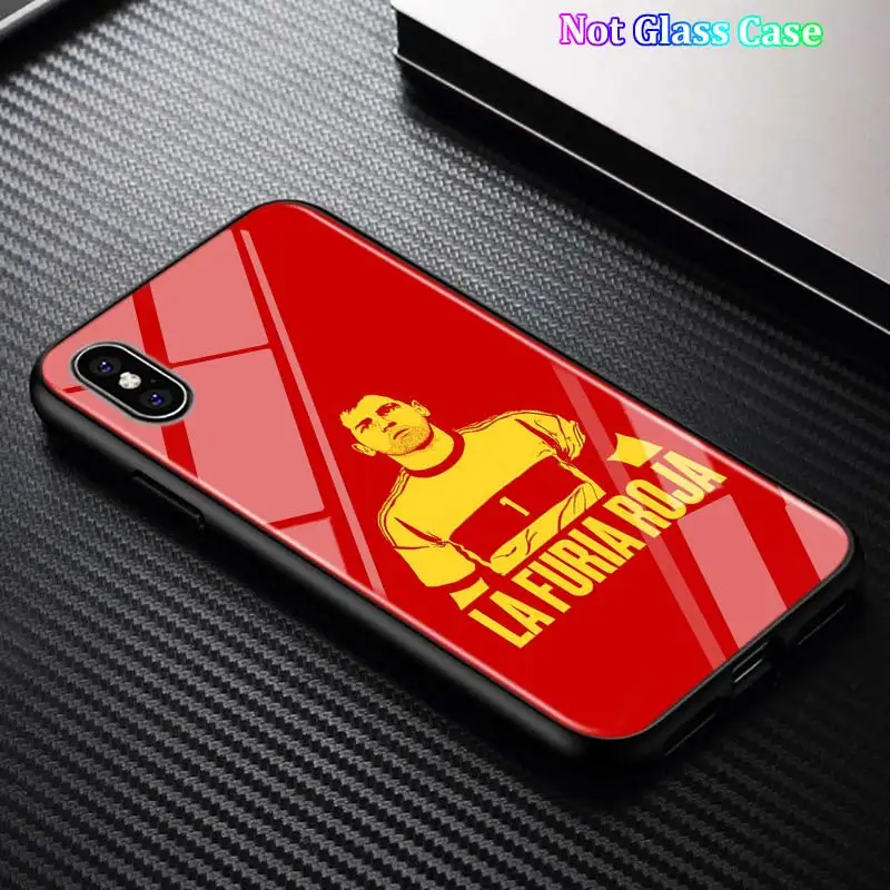 Черный чехол для iPhone 11 11Pro Max испанские национальные флаги для iPhone X XR XS Max 8 7 6 6S Plus 5S глянцевый чехол для телефона - Цвет: Style 13