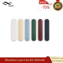 Электронные сигареты Shan Laan Lite комплект 320mAh батарея и 1,4 ml Pod 7,4 W все-в-одном курение вейп ручка испаритель VS Veiik Airo