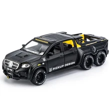 

Simulation Alloy Car Modle X-CLASS Pickup 1/28 Metal Toy Car Pull Back Model Light Toys Kids Toys Boys