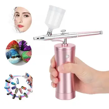 

Manicure Multifunction Air Spray Airbrush Kit Oxygen Spray Nozzle Nail Painting Tool 100-240V Nail Extension Kit