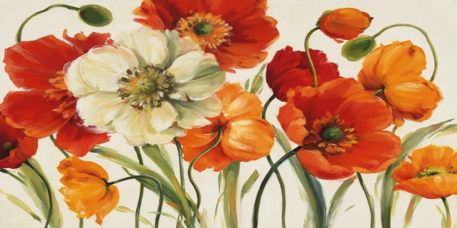 Colorful Flower Posters And Prints Abstract Oil Painting Printed On Canvas Wall Art Pictures For Living Room Sofa Home Decor 0630 flowers 1