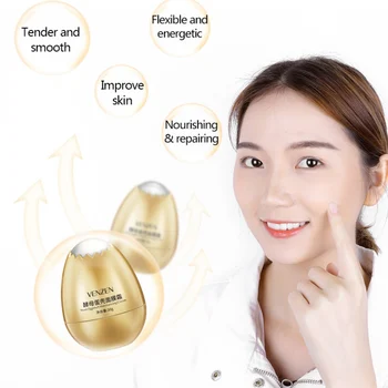 

Yeast Eggshell face Mask Cream Hydrating Firming Skin Smooth Fine Lines Anti-Aging Mask