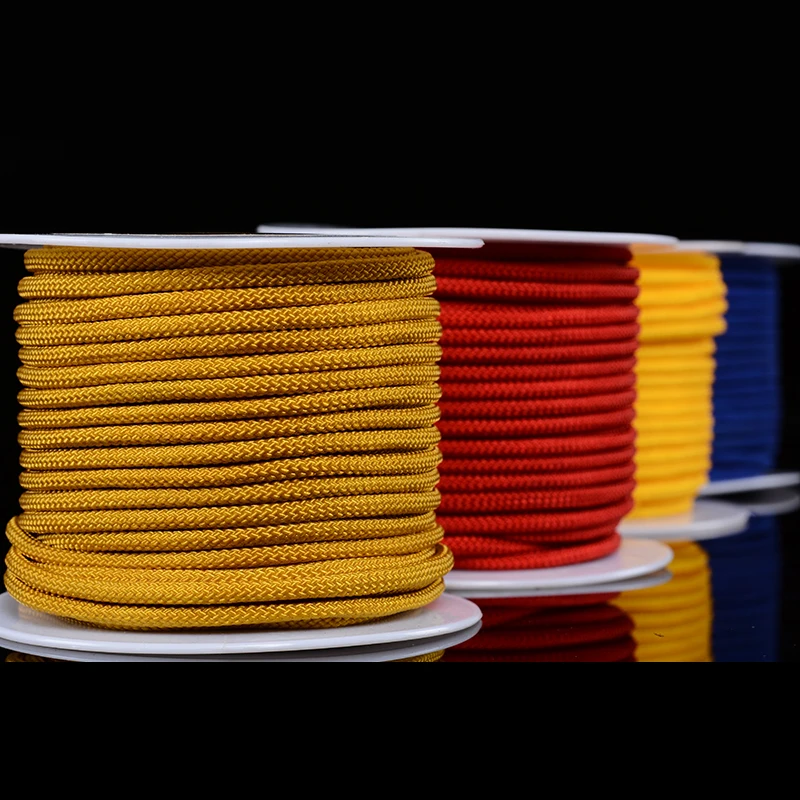 

MOQ=1pc 3/4mm DIY Jewelry Componen sturdy Cords Rope/Thread Encrypted weaving High quility non-fading Polyester Knot Macrame