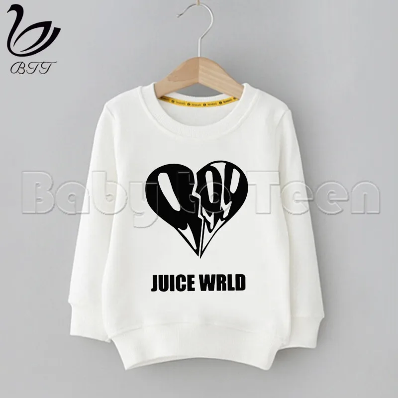 Детские толстовки с героями мультфильмов «Juice Wrld»; детские толстовки с капюшоном; модные толстовки с милым принтом; детская забавная одежда; толстовки с героями мультфильмов для малышей - Цвет: C