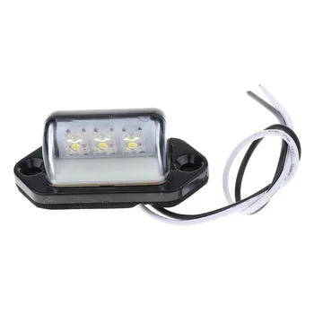 

Parts License Plate Light White Truck Lamp Waterproof Transparent lens