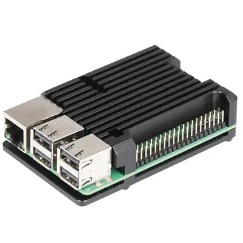 

For Raspberry Pi 3 Aluminum Case Replacements Parts Metal Shell Black Enclosure for RPI Raspberry Pi 3B