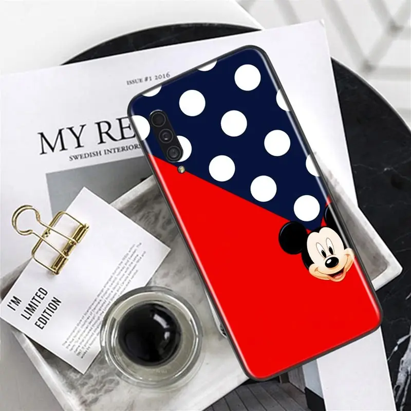 silicone cover with s pen Silicone Cover Cute Mickey Mouse For Samsung Galaxy A90 A80 A70S A60 A50S A50 A40 A40S A30 A30S A20E A20S A10S A10Phone Case kawaii phone cases samsung