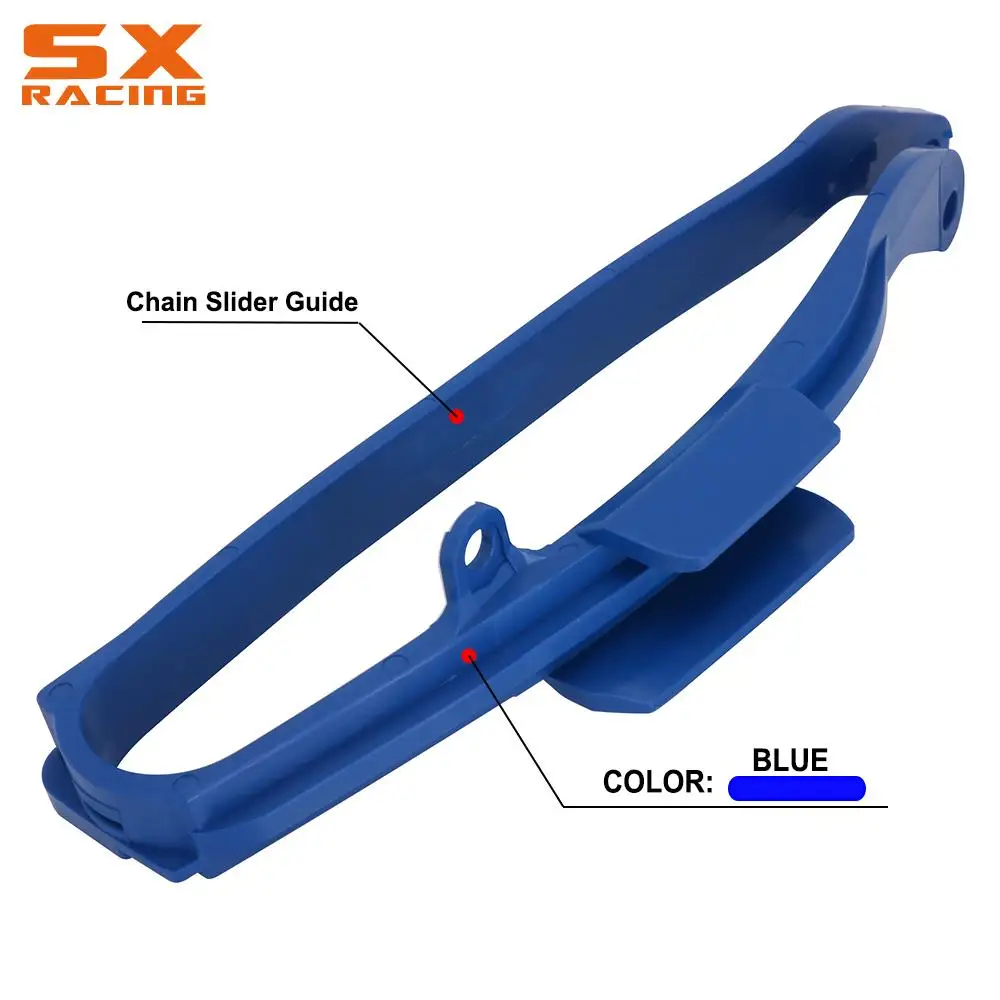 BLUE CHAIN GUIDE & SLIDER PROTECTOR FOR 09-19 YAMAHA YZ250F YZ450F YZ250/450FX