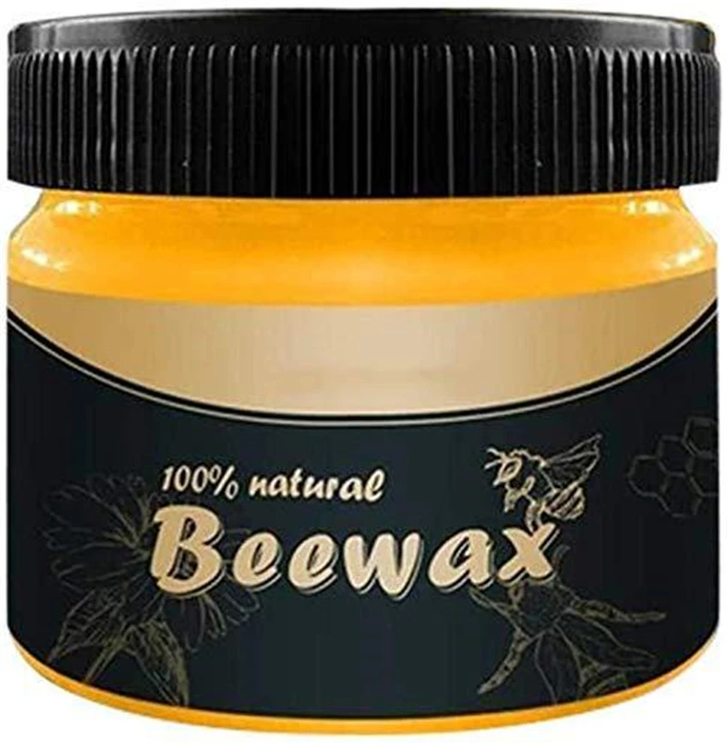 1PC Деревянный приправа Beewax мебель уход, полировка Водонепроницаемый и износостойкая воска чистый пчелиный воск - Тип аромата: 1PC