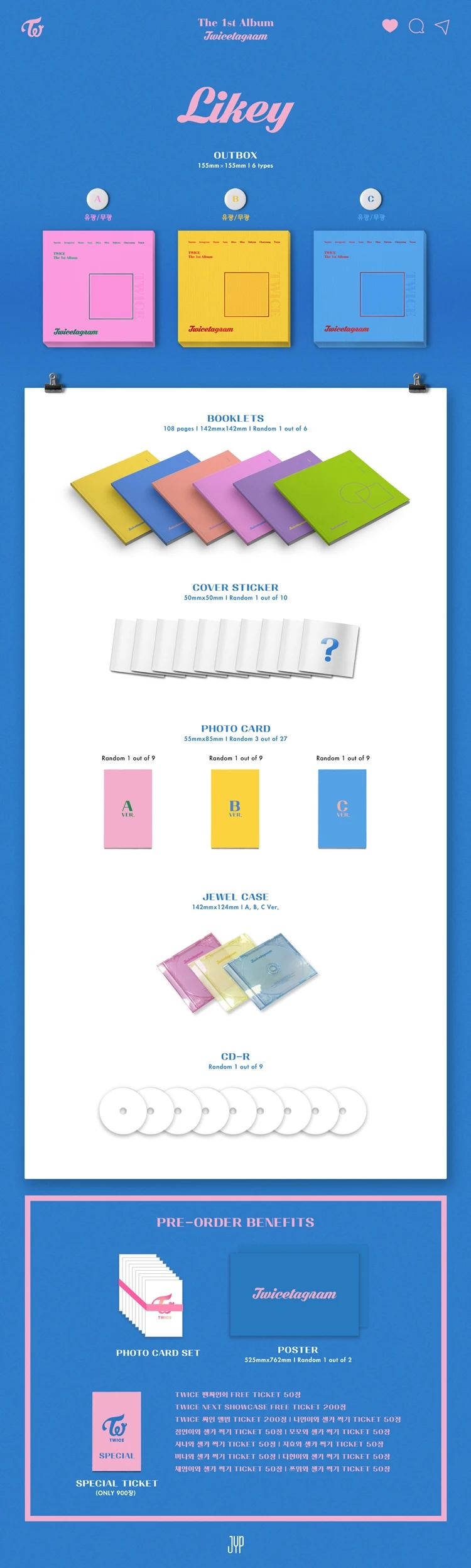 [MYKPOP] ~ 100% Официальный оригинал ~ дважды: TWICETAGRAM CD, KPOP Fans коллекция SA19090305