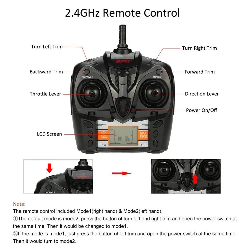 Модернизированная скоростная лодка Skytech H100 с дистанционным управлением 2,4 ghz 4ch, скоростная гоночная лодка с ЖК-экраном, игрушки в подарок для детей