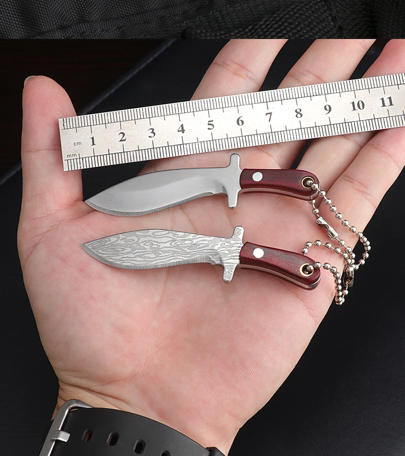 Mini kitchen Knife Unboxing Portable Small Blade Wine Bottle Opening Paper Cutting EDC Keychain Hanging Multi Survival Tools