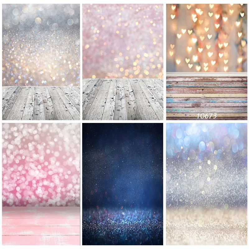 Abstract Bokeh Photography Backdrops Glitter Facula Photo Background Studio Photocalls Props ZLSY-52