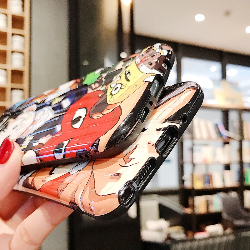 YHBBCASES для samsung Примечание 10, 8, 9, с рисунком из мультфильма «Жемчуг дракона» Толстовка Мягкая обложка для samsung Galaxy S10 плюс S8 S9 3D чемодан противоударные чехлы