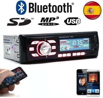 

Radio para coche con bluetooth 50X4 MICRO-SD/USB/AUX FM MP3 Mando a distancia