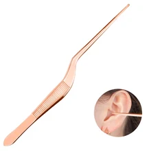 Нержавеющая Сталь Ушной воск Пинцет нос Мини Пинцет инструмент безопасности пупка Чистка клип дети Earpick многофункциональное удаление уход за ребенком