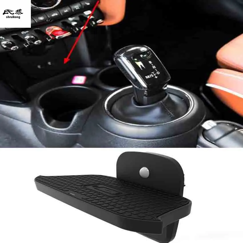 

10W QI wireless charging phone charger fast charging plate panel phone holder for 2017 2018 2019 MINI F55 F56