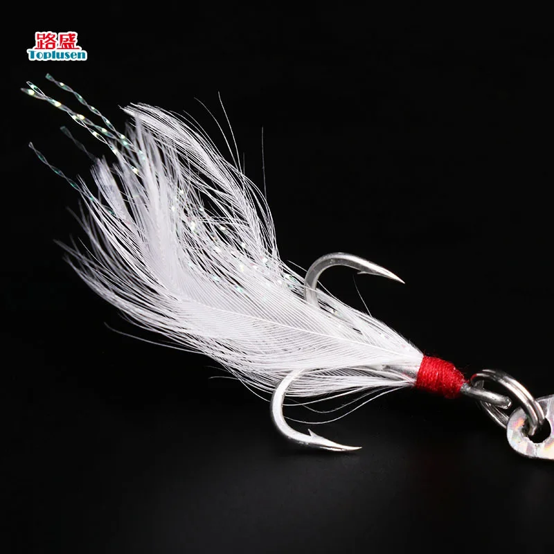  Metal VIB Lure Long Shot Universal All-Swimming Layer Feather Hook Topmouth Culter Siniperca Chuats