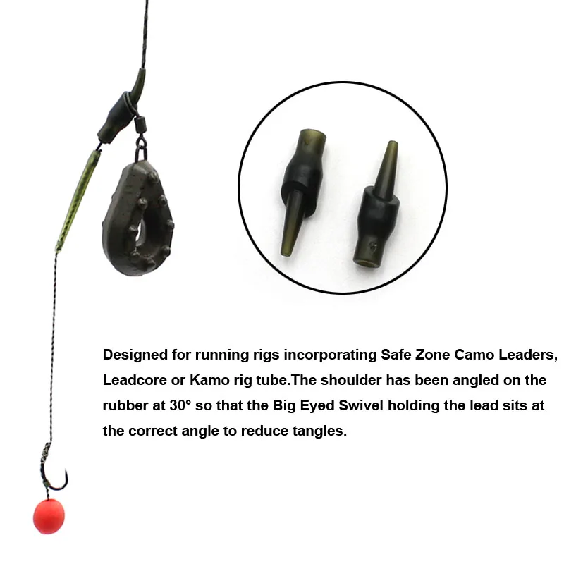 Helicopter Rig Safe Carp Rigs 15pcs Carp Fishing Run RigKit Heli