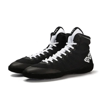 

Men Breathable Boxing Wrestling Shoes Training Fighting Boots Martial Arts Sneakers Male Soft Outsole Wrestling Shoes