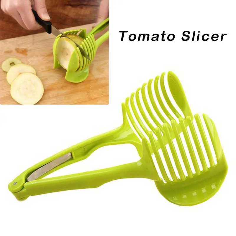 1 шт. томатная овощерезка для фруктов, подставка для нарезки посуды, помощник для нарезки лимонов, ручной круговой слайсер F821