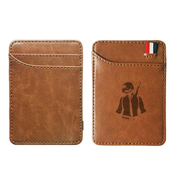 

Classic Playerunknowns Battlegrounds Card Holder magic wallets Men Women money clips card purse Short Slim Small Wallets