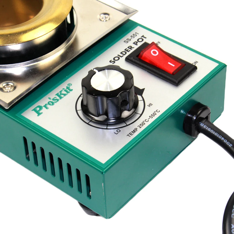 150W Stainless Steel Solder Pot Temperature Controlled Soldering Pot Melting Tin Tin Cans 1pcs EU Plug