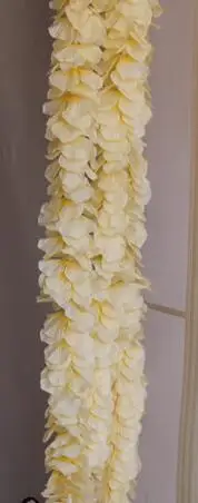 1 м длинные Искусственные белые орхидеи cattleya струны свадебный цветок из шелка Цветочная композиция Свадебные реквизиты 100 шт./лот - Цвет: champange