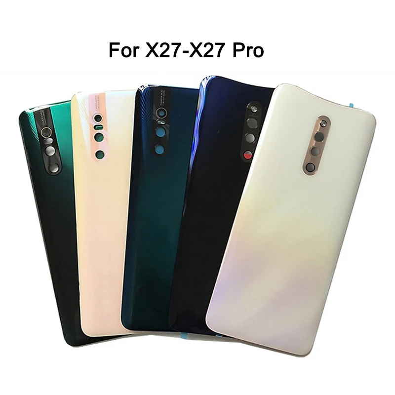 X27 Pro Back Glass Battery Cover For VIVO X 27 Housing 3D Case Rear Door | Мобильные телефоны и аксессуары