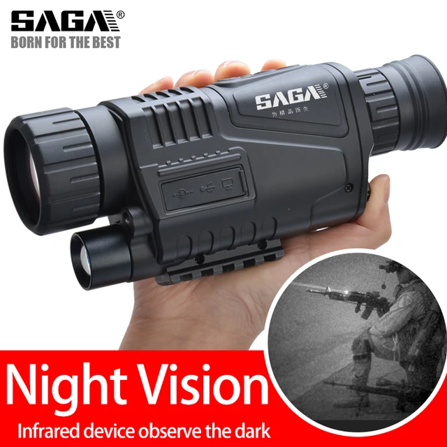 SAGA Digital Infrared night vision Monocular Scope 5 zoom visor nocturno imager for Hunting Camping Outdoor, visor nocturno - Vimarsana News
