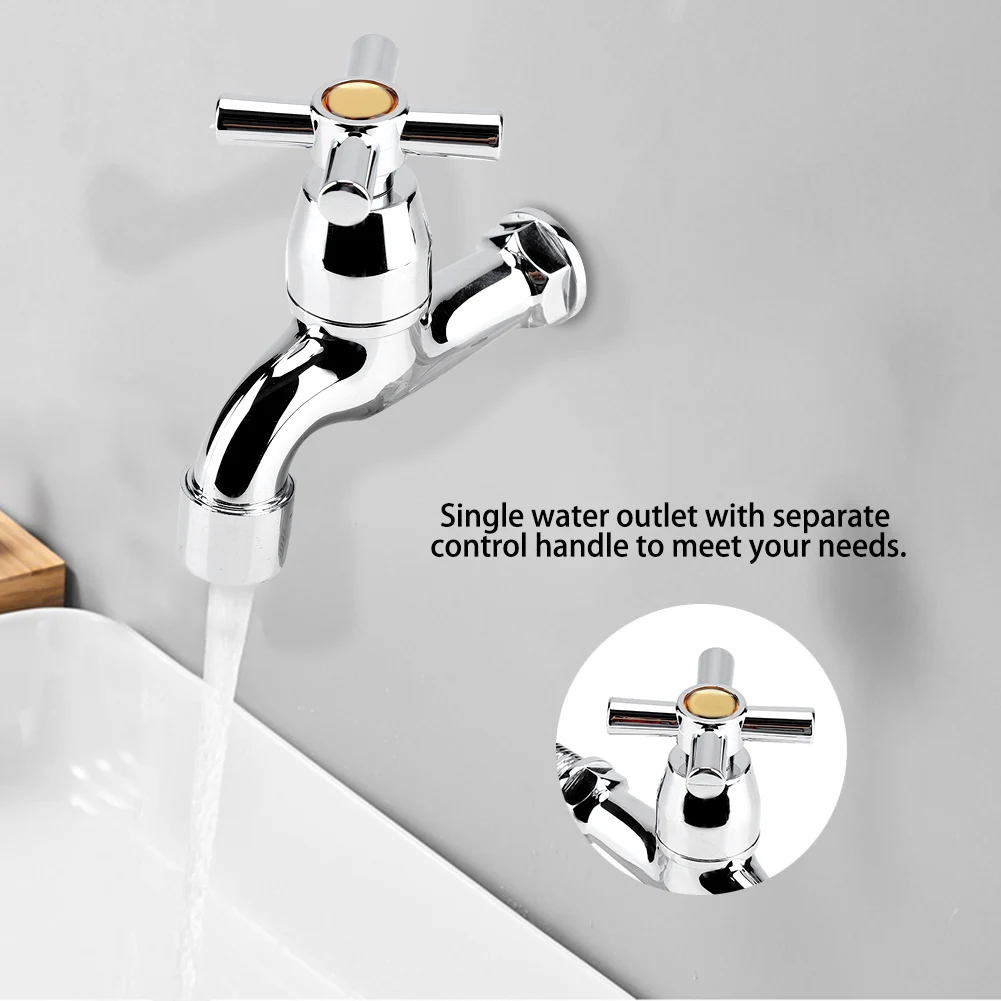 Abs Surface Chrome Washing Machine Faucet Kitchen Sink Tap