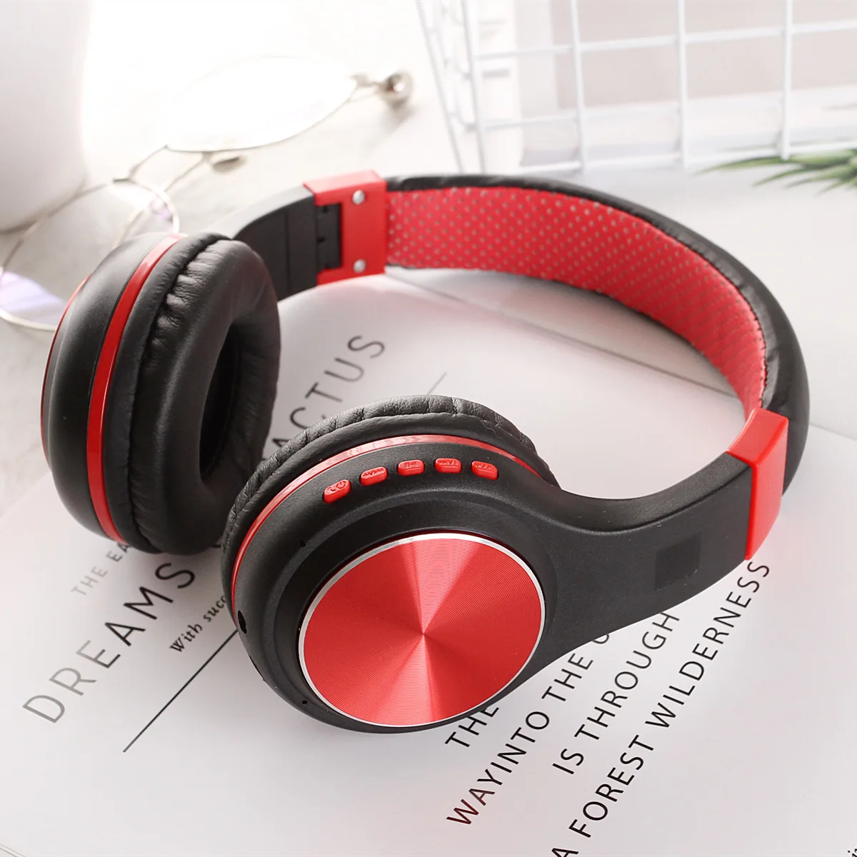 Soyto L6 head mounted Bluetooth headset wireless card Bluetooth headset with charging cable with packaging