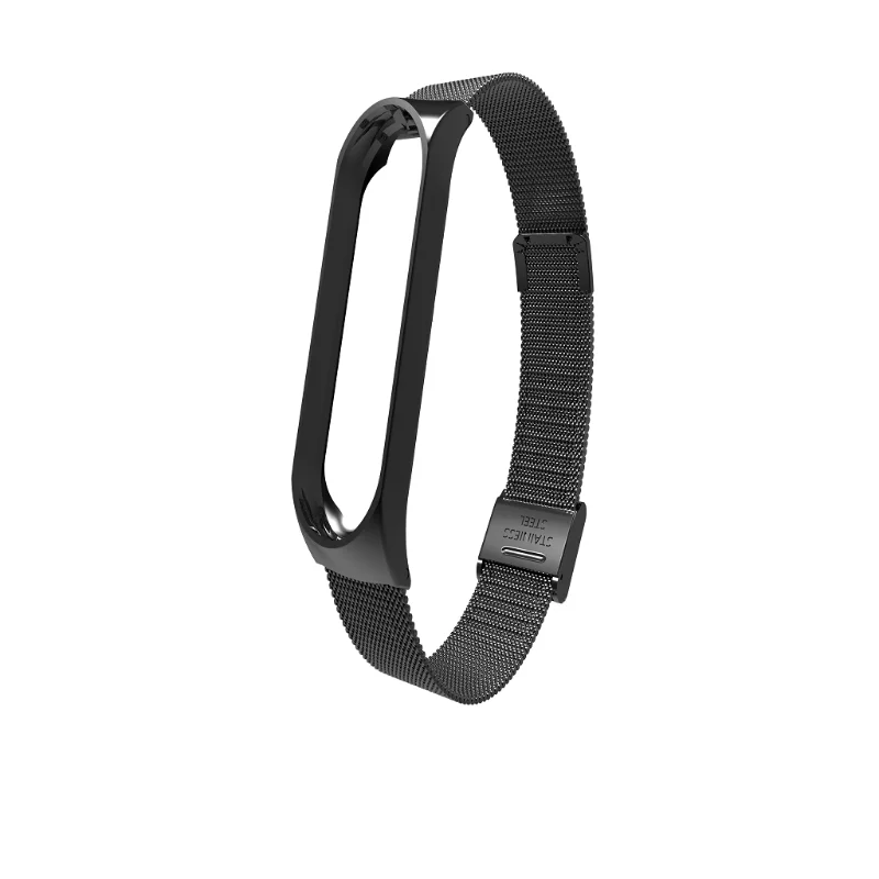 Браслет mi Band 4 Металлический Безвинтовой браслет из нержавеющей стали для Xiaomi mi браслет с 4 ремешками и пряжкой браслет mi Band 4 браслеты Pulseira
