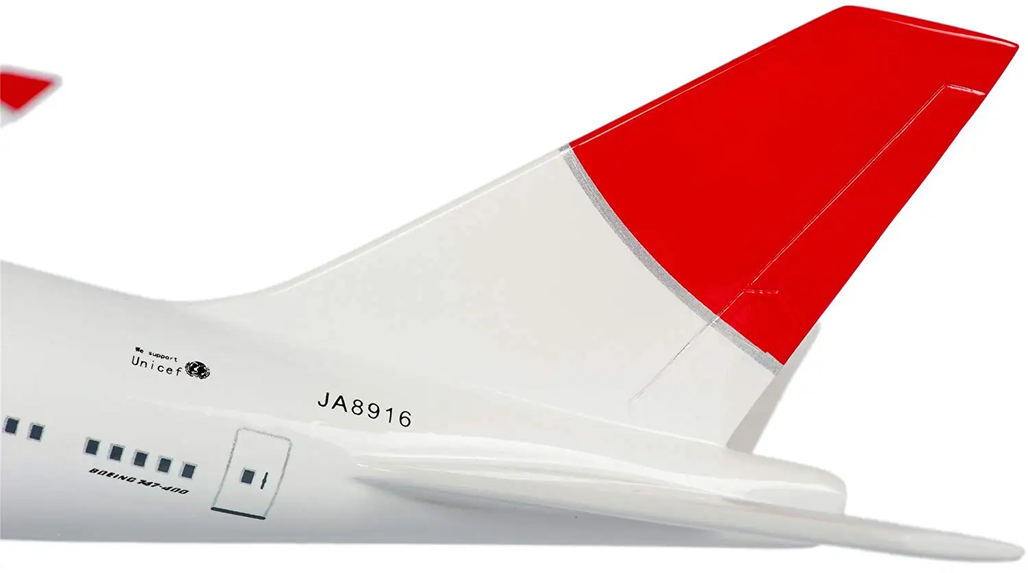 Династия Тан(TM) 47 см Boeing B747-400 Japan Airlines Harz Flugzeugmodell Flugzeug Spielzeug Flugzeugmodell