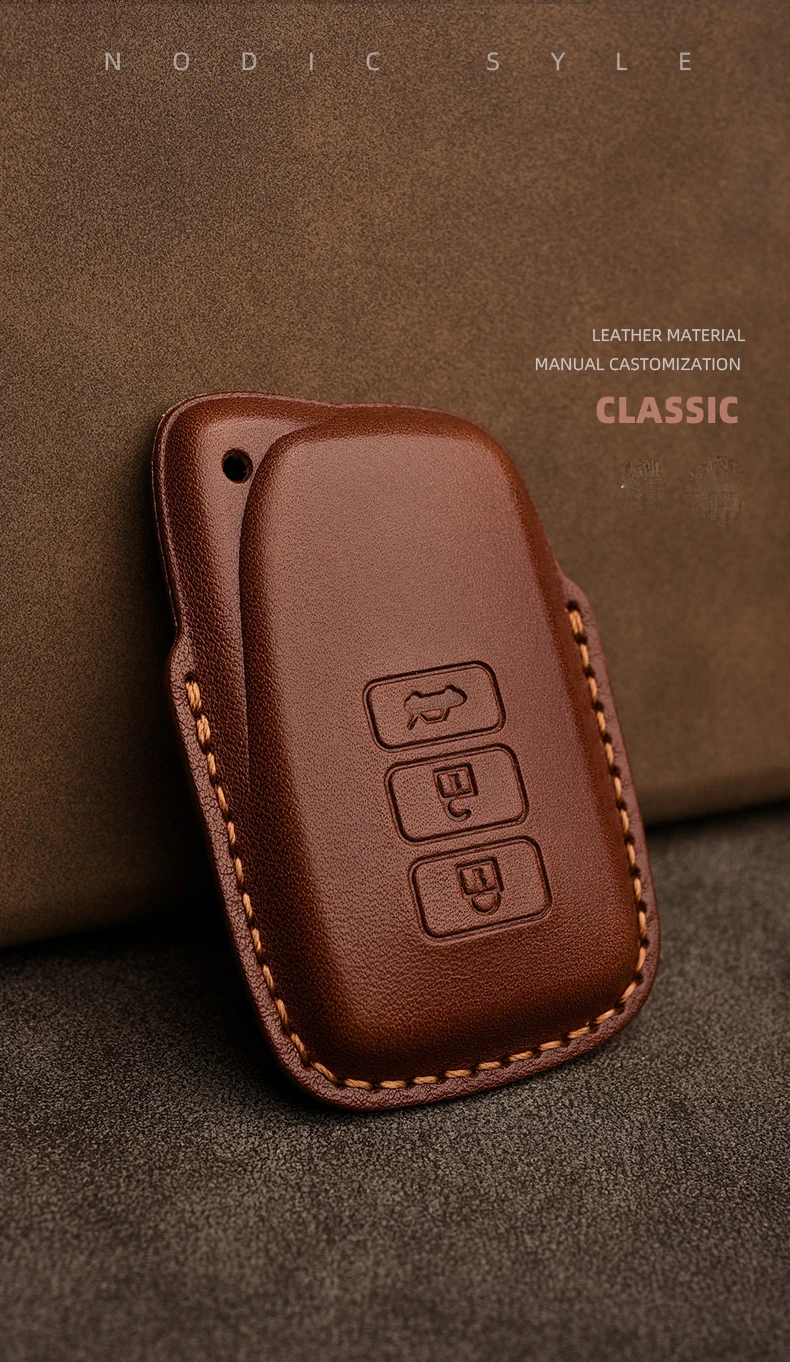 Portachiavi in pelle con telecomando per Lexus ES 300h 350 NX RX GS 250 350 RC 300 IS250 350 200t LS460 con portachiavi - H6a2f3807e5d947f0bf60f3b3b47d397cl