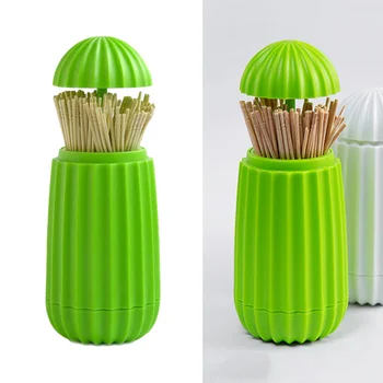 

1PC Retractable Toothpick Holder Portable Cotton Swabs Toothpick Box Can Bottle Container Organizer for Hotel