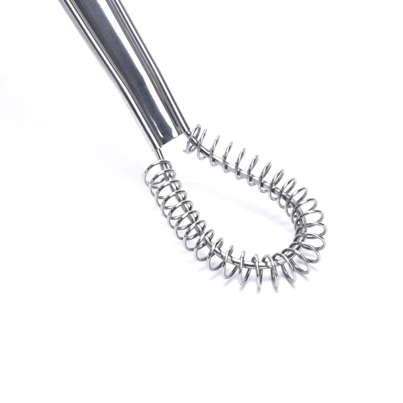 1pc 20cm Stainless Steel Magic Hand Held Spring Whisk Mini Kitchen Eggs Sauces Mixer