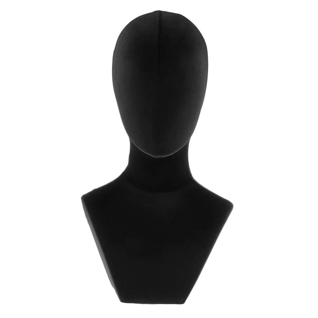Mannequin Head Manikin Head With Bust Model Wig Hair Glasses Jewelry Display