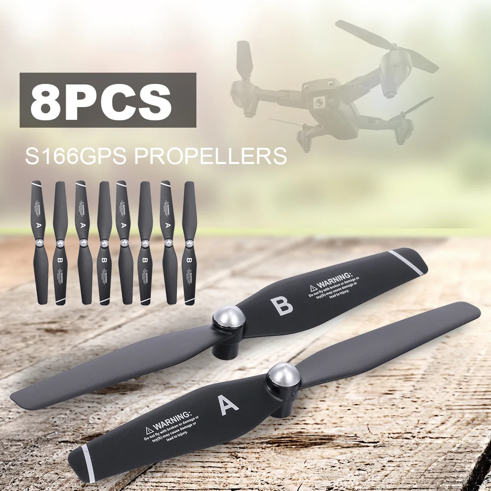 8 шт. пропеллеры RC Blade для S166GPS квадрокоптера 4 CW и CCW запчасти | Игрушки хобби