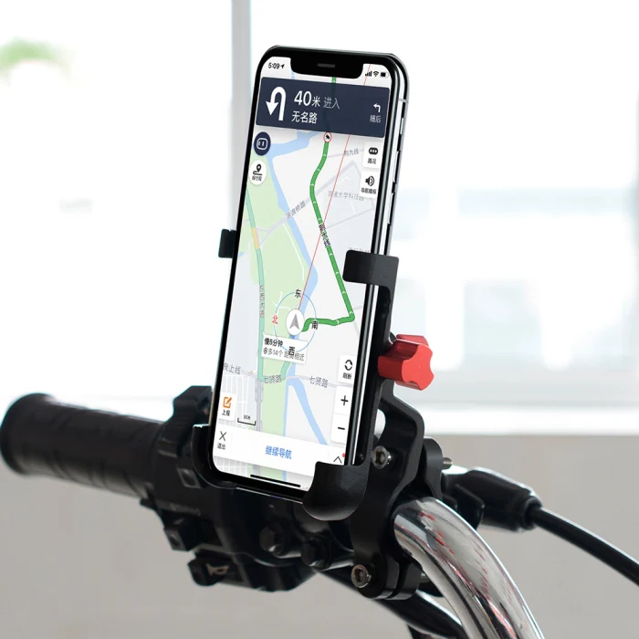 Universal Bicycle Phone Holder Bracket Aluminum Alloy Bike Handlebar/Mirror Phone Mount Support CSL88