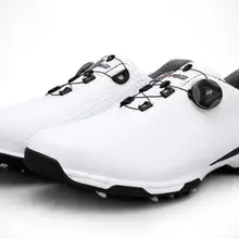 Новая мужская обувь для гольфа PGM спортивная обувь водонепроницаемые ручки с пряжкой дышащие противоскользящие мужские кроссовки для гольфа XZ095