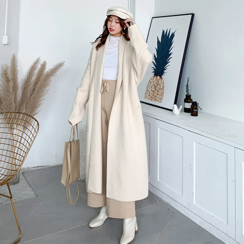 2020 Alpaca Knit Cardigan Jacket Women Autumn And